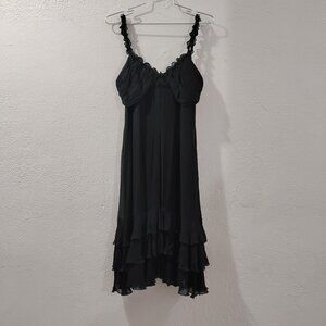 size 4 nine west | multiples layers ribbed, midi dress